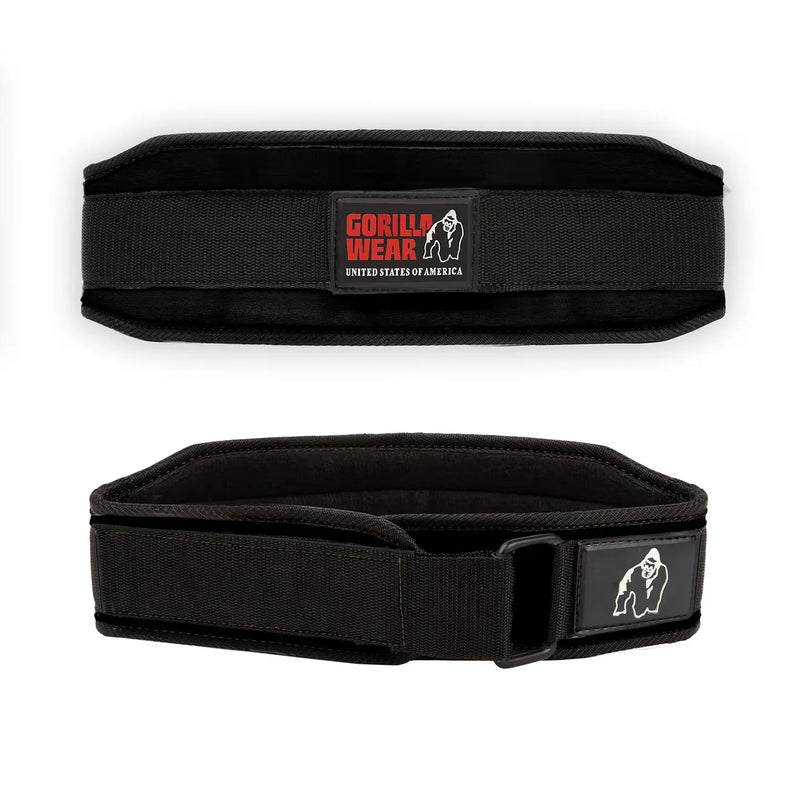 Ladda bild till gallerivisaren, Gorilla Wear 4 Inch Women's Lifting Belt, black