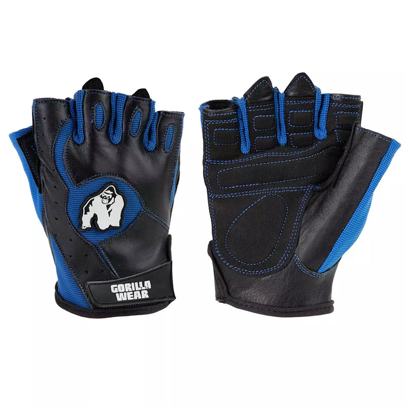 Ladda bild till gallerivisaren, Gorilla Wear Mitchell Training Gloves, black/blue