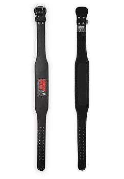 Ladda bild till gallerivisaren, Gorilla Wear 4 Inch Padded Leather Belt, black/red
