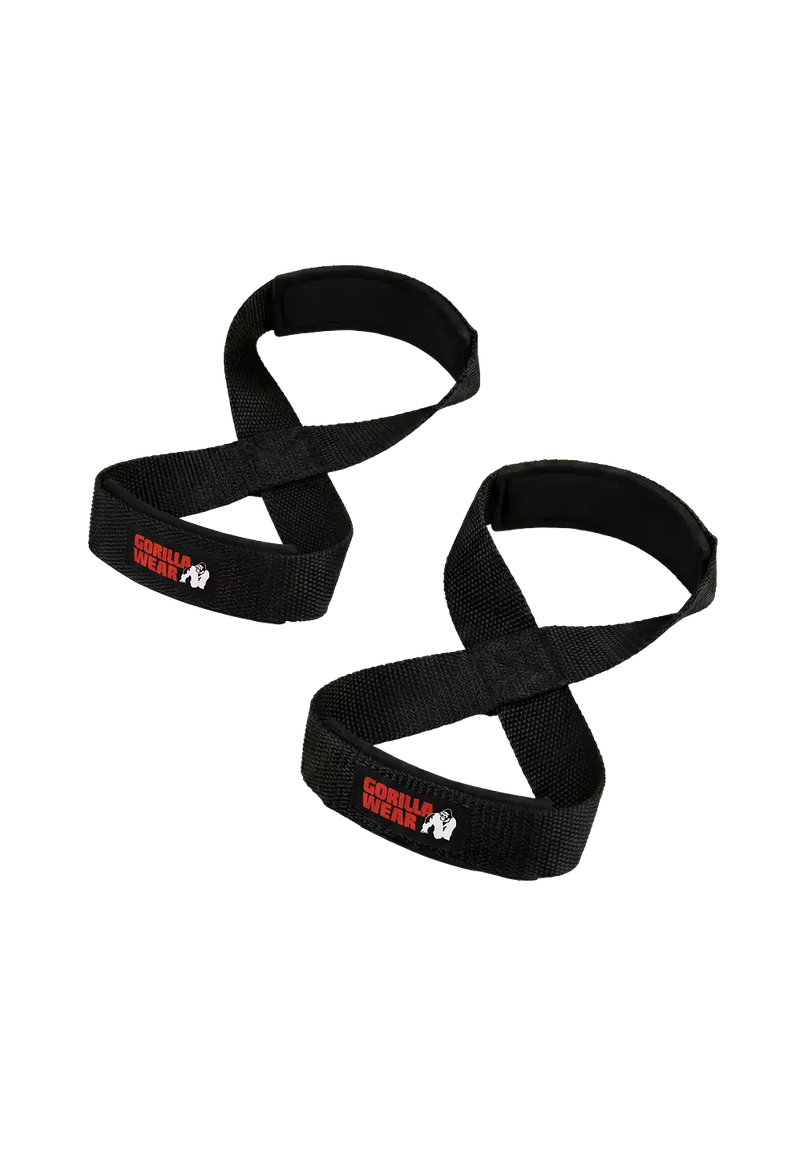 Ladda bild till gallerivisaren, Gorilla Wear Figure 8 Lifting Straps, black