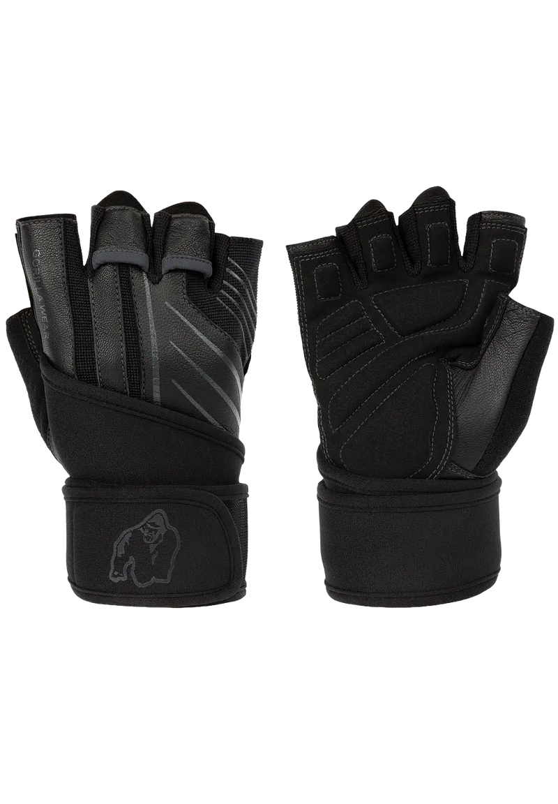 Ladda bild till gallerivisaren, Gorilla Wear Dallas Wrist Wraps Gloves 2.0, black/grey