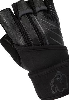 Ladda bild till gallerivisaren, Gorilla Wear Dallas Wrist Wraps Gloves 2.0, black/grey