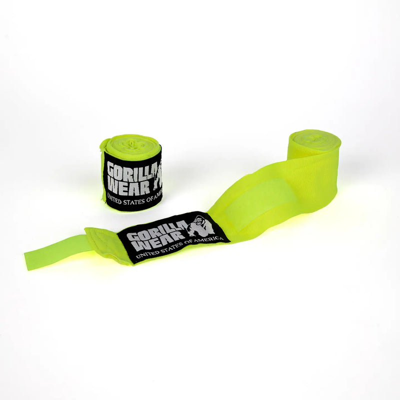 Ladda bild till gallerivisaren, Gorilla Wear Boxing Hand Wraps, yellow - 3 m