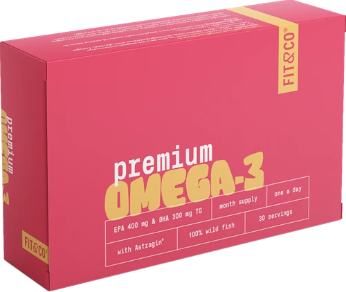 Ladda bild till gallerivisaren, Fit & Co Premium Omega-3 - 30 softgels
