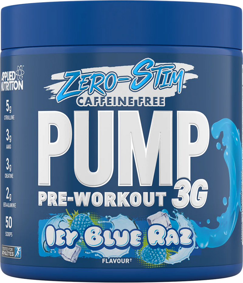 Ladda bild till gallerivisaren, Applied Nutrition Pump 3G Zero Stim - 375 g Icy Blue Raz
