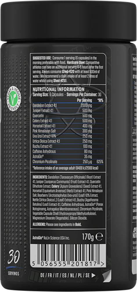 Ladda bild till gallerivisaren, Applied Nutrition Shed-H2O - 180 kapslar