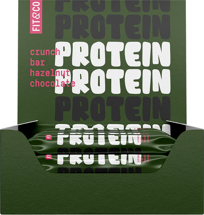 Ladda bild till gallerivisaren, Fit & Co Protein Soft Bar - 10 x 55 g - Hazelnut Chocolate