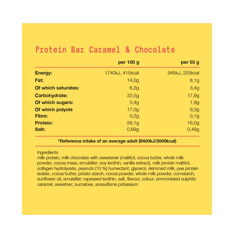 Ladda bild till gallerivisaren, Fit & Co Protein Soft Bar - 10 x 55 g - Peanut Caramel