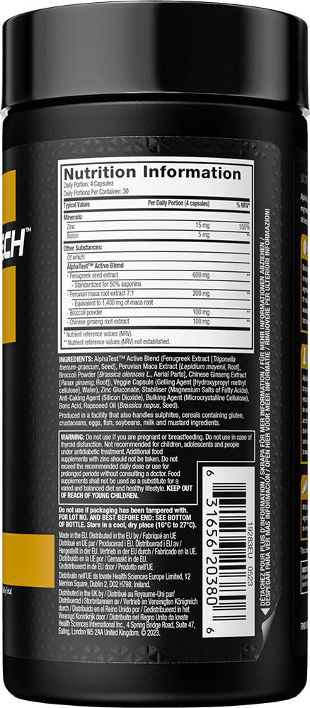 Ladda bild till gallerivisaren, MuscleTech Alphatest - 120 caps