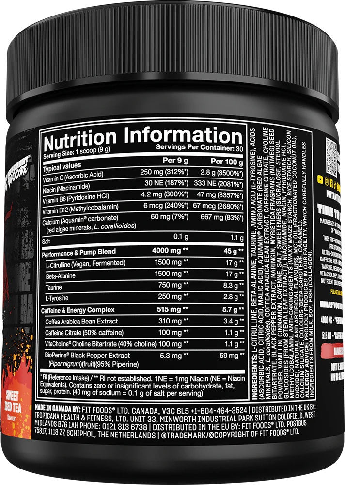 Ladda bild till gallerivisaren, Mutant Madness - 30 servings Sweet Iced Tea