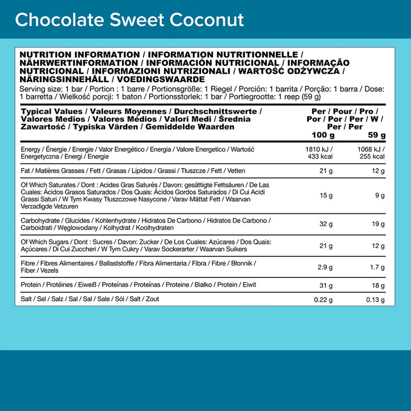 Ladda bild till gallerivisaren, Optimum Nutrition Protein Bar - 12 x 59 g Chocolate Sweet Coconut