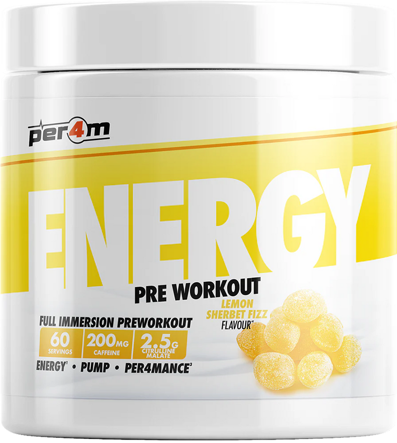 Ladda bild till gallerivisaren, PER4M Energy Pre-workout - 390 g Lemon Sherbet Fizz