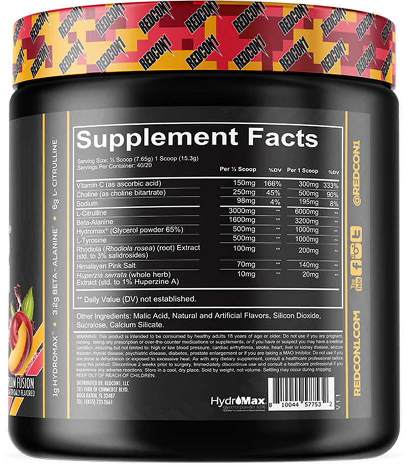 Ladda bild till gallerivisaren, Redcon1 Total War Pump - 20 servings - Plum Fusion