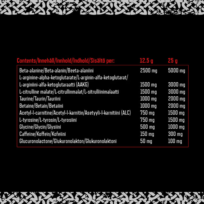 Ladda bild till gallerivisaren, Viking Power Thor's Hammer Pre-workout - 500 g - Strawberry Storm
