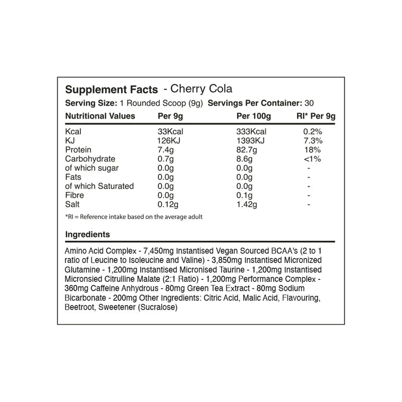 Ladda bild till gallerivisaren, Warrior Amino Blast BCAA - 270 g - Cherry Cola