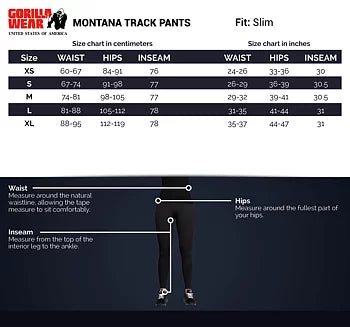 Ladda bild till gallerivisaren, Gorilla Wear Montana Track Pants, black