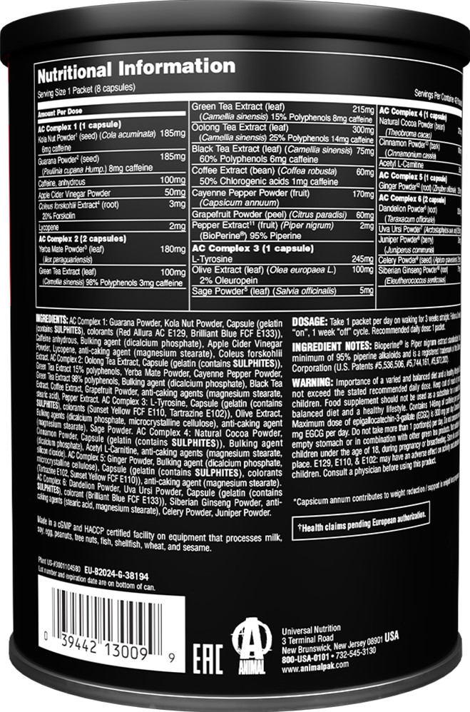 Ladda bild till gallerivisaren, Animal Advanced Cuts - 42 packs