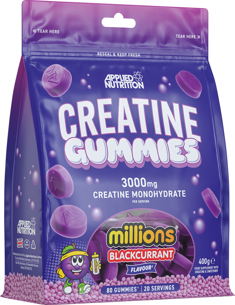 Ladda bild till gallerivisaren, Applied Nutrition Kreatin Gummies - 20 portioner - Millions Svartvinbär