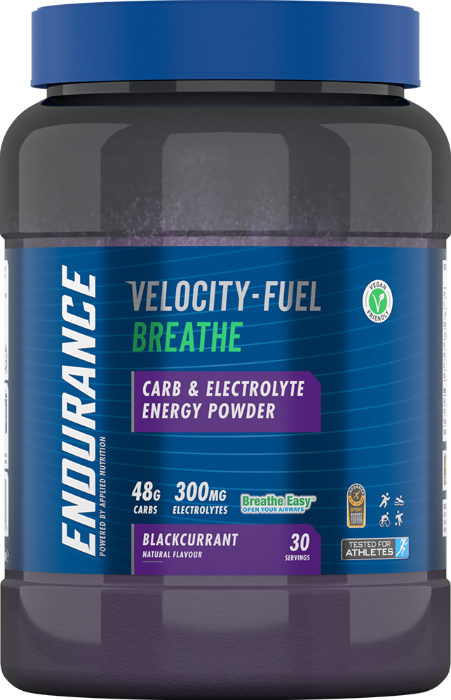 Ladda bild till gallerivisaren, Applied Nutrition Endurance Carb & Electrolyte Energy Breathe Easy - 1500 g - Svartvinbär