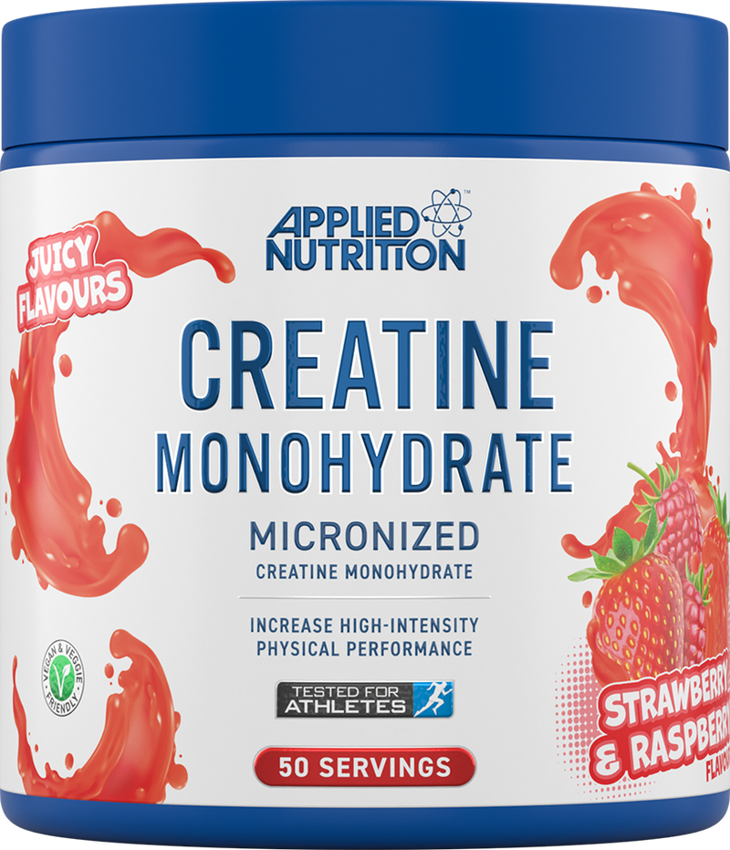 Ladda bild till gallerivisaren, Applied Nutrition Smaksatt Kreatin Monohydrat - 250 g - Jordgubb & Hallon