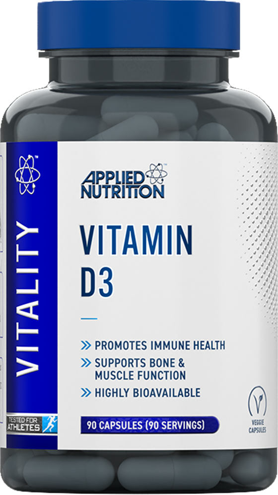 Ladda bild till gallerivisaren, Applied Nutrition Vitamin D3 - 90 kapslar