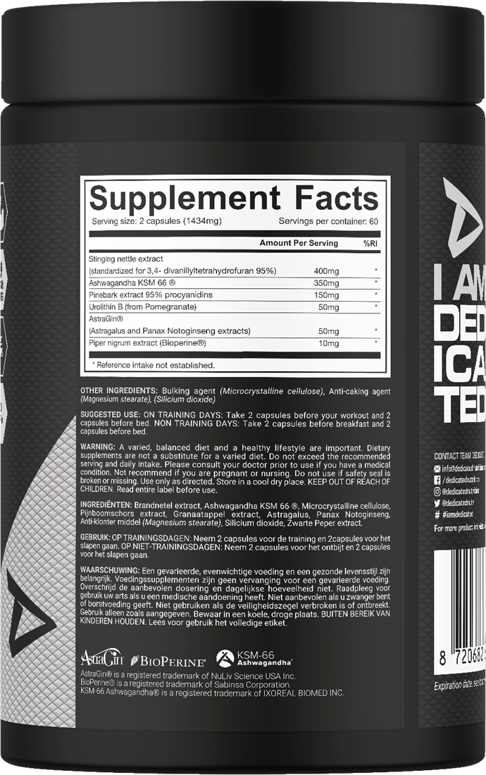 Ladda bild till gallerivisaren, Dedicated Nutrition Testo-Bol - 120 caps