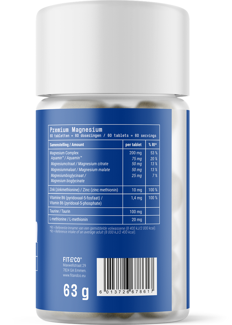 Ladda bild till gallerivisaren, Fit & Co Premium Magnesium - 60 tabs