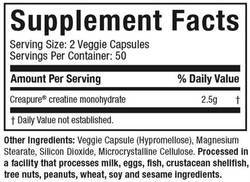 Ladda bild till gallerivisaren, MuscleTech Platinum 100% Creatine Monohydrate - 100 caps