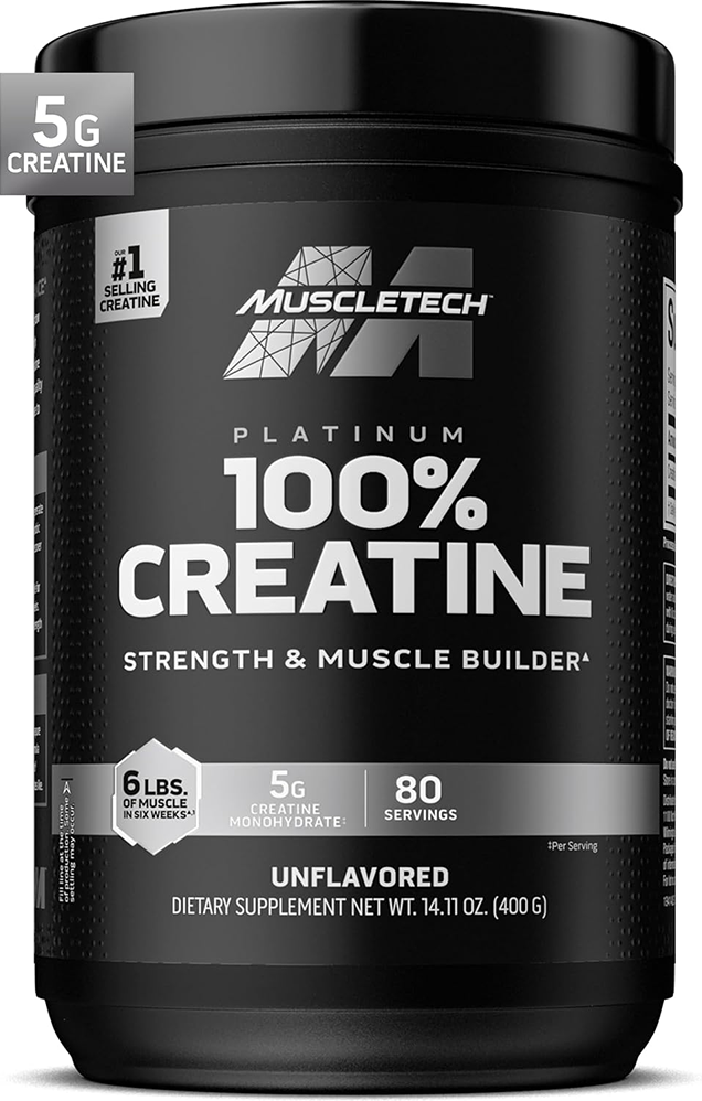 Ladda bild till gallerivisaren, MuscleTech Platinum 100% Creatine Monohydrate - 400 g