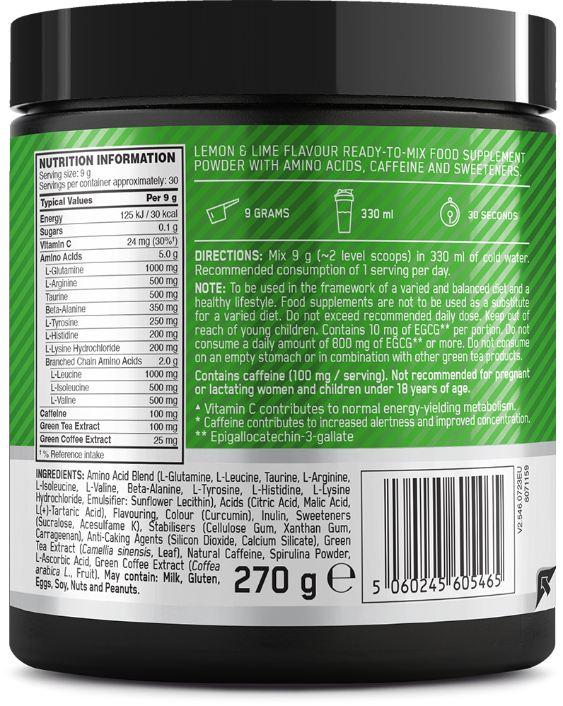 Ladda bild till gallerivisaren, Optimum Nutrition Essential Amino Energy - 270 g Lemon & Lime