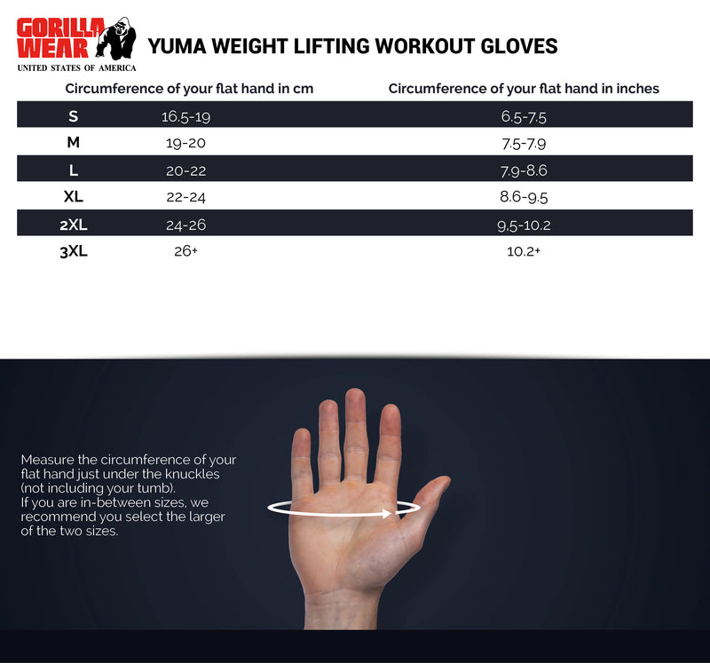 Ladda bild till gallerivisaren, Gorilla Wear Yuma Weightlifting Workout Gloves, black/white