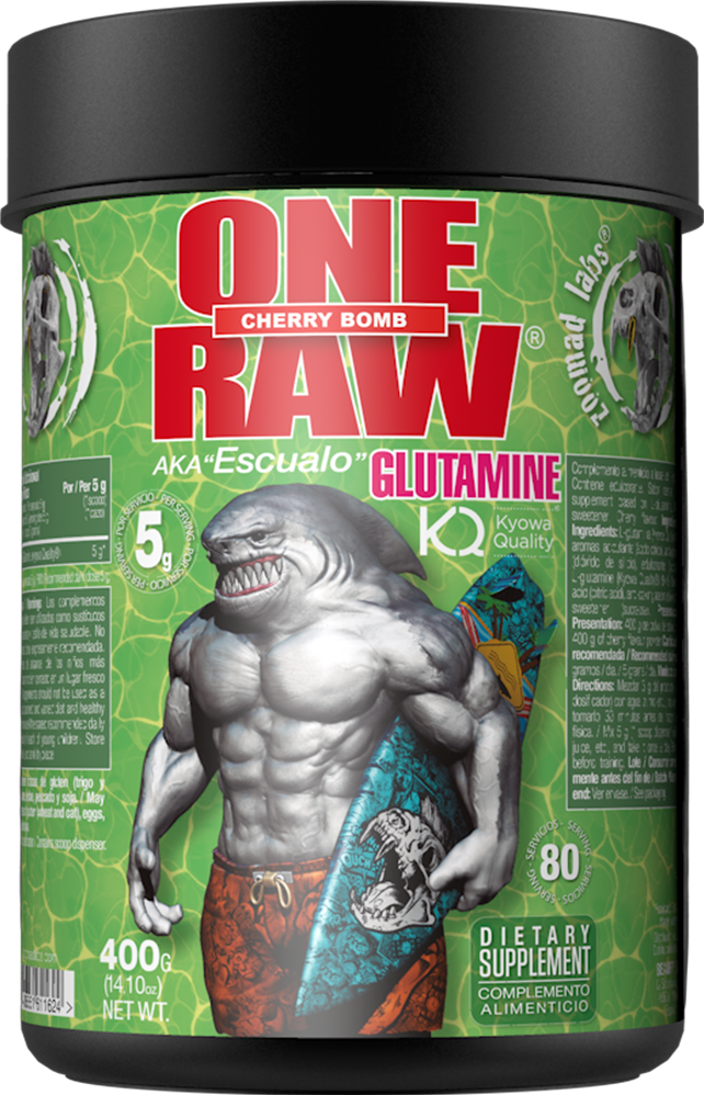 Ladda bild till gallerivisaren, Zoomad One Raw Glutamine - 400 g Cherry Bomb