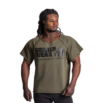  Ladda bild till gallerivisaren, Gorilla Wear Classic Workout Top, army green
