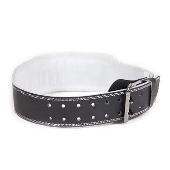  Ladda bild till gallerivisaren, Gorilla Wear 4 Inch Padded Leather Belt, black/grey
