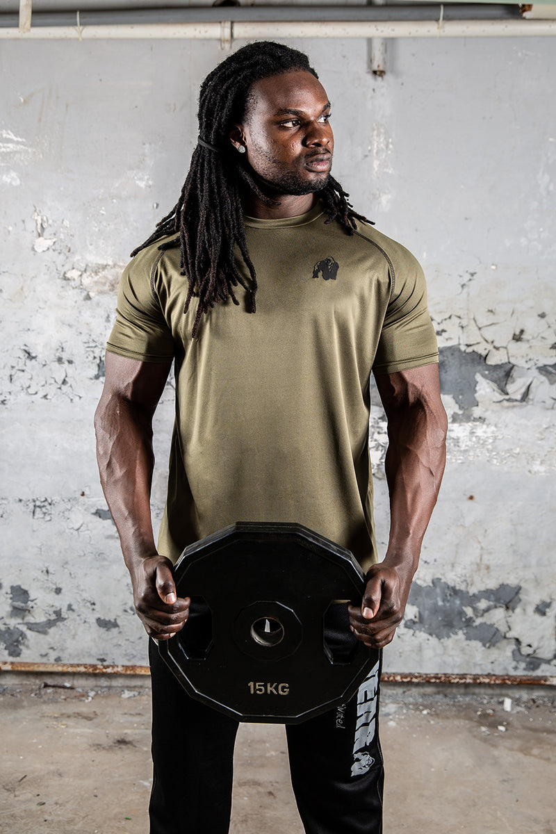  Ladda bild till gallerivisaren, Gorilla Wear Performance T-Shirt, army green
