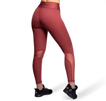 Gorilla Wear Kaycee Tights, burgundy red