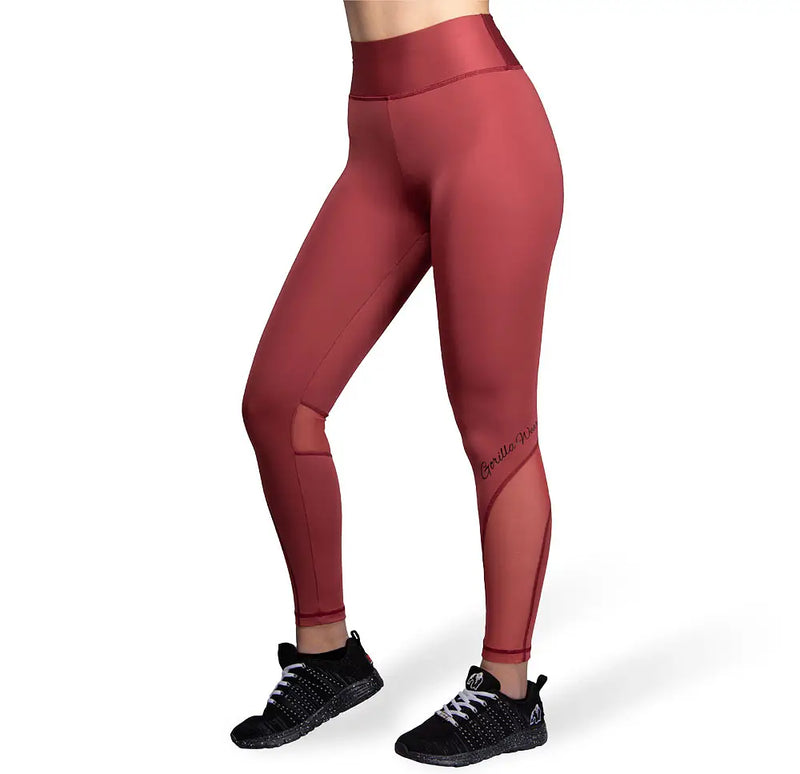  Ladda bild till gallerivisaren, Gorilla Wear Kaycee Tights, burgundy red

