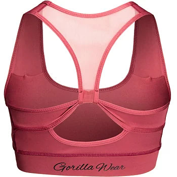  Ladda bild till gallerivisaren, Gorilla Wear Meta Sports Bra, burgundy red
