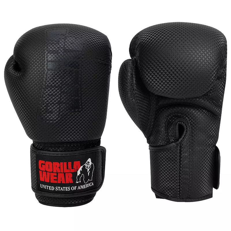  Ladda bild till gallerivisaren, Gorilla Wear Montello Boxing Gloves, black
