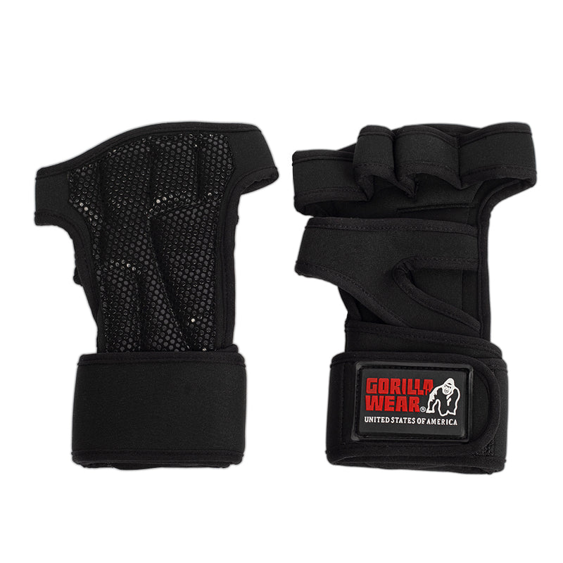  Ladda bild till gallerivisaren, Gorilla Wear Yuma Weightlifting Workout Gloves, black
