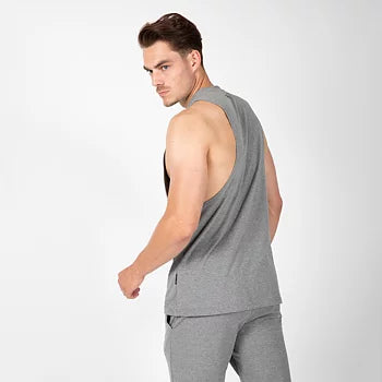 Gorilla Wear Cisco Drop Armhole Tank Top, grey/black
