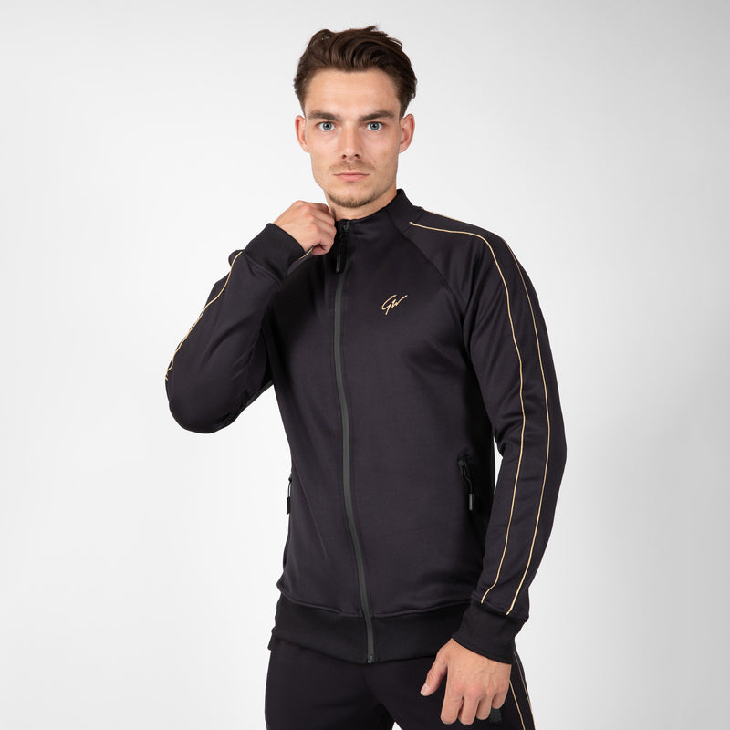  Ladda bild till gallerivisaren, Gorilla Wear Wenden Track Jacket, black/gold
