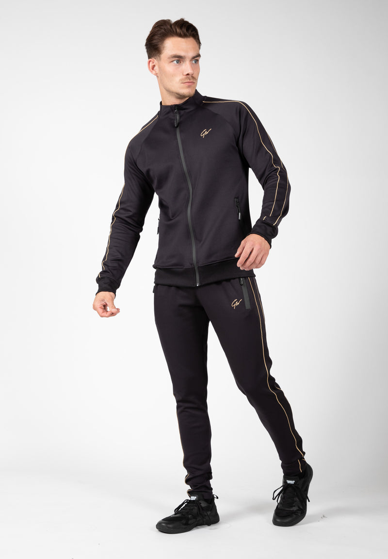  Ladda bild till gallerivisaren, Gorilla Wear Wenden Track Jacket, black/gold
