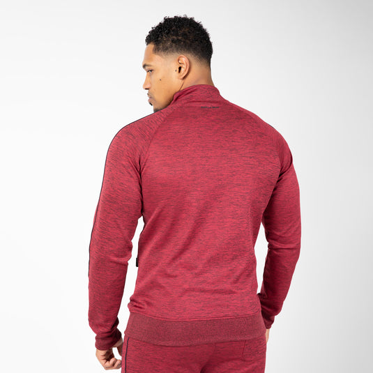 Gorilla Wear Wenden Track Jacket, burgundy red