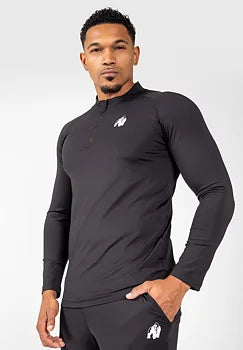  Ladda bild till gallerivisaren, Gorilla Wear Hamilton Hybrid Long Sleeve, black

