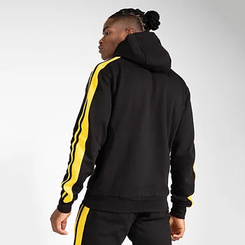  Ladda bild till gallerivisaren, Gorilla Wear Banks Oversized Hoodie, black/yellow
