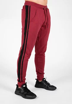  Ladda bild till gallerivisaren, Gorilla Wear Banks Pants, burgundy red/black
