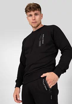 Ladda bild till gallerivisaren, Gorilla Wear Newark Sweater, black
