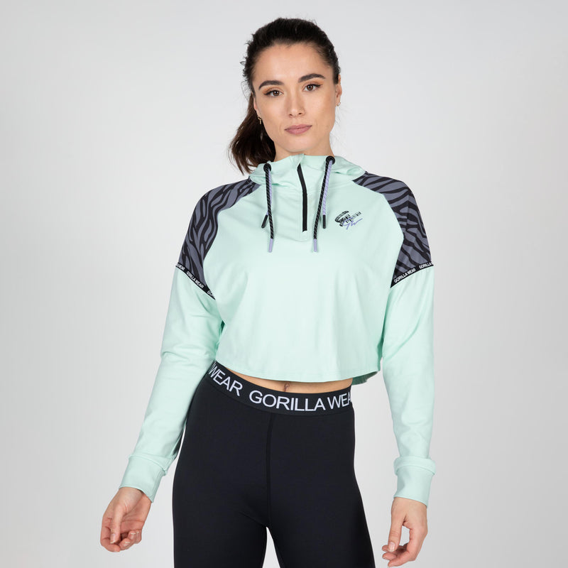  Ladda bild till gallerivisaren, Gorilla Wear Zion Cropped Hoodie
