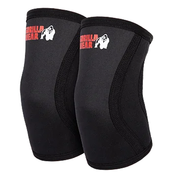 Gorilla Wear 3 MM Elbow Sleeves, black